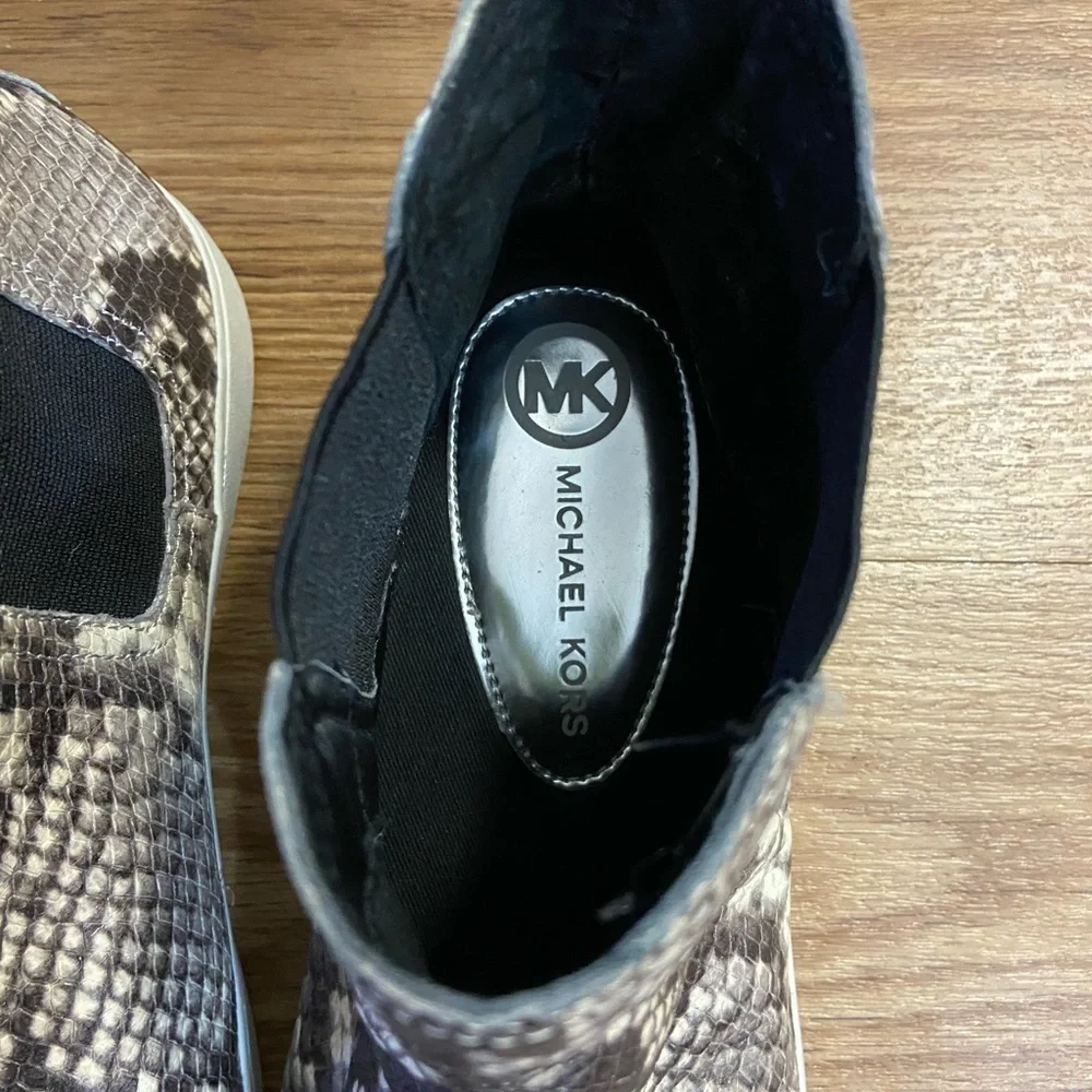Micheal Kors Snakeskin Chelsea Boot